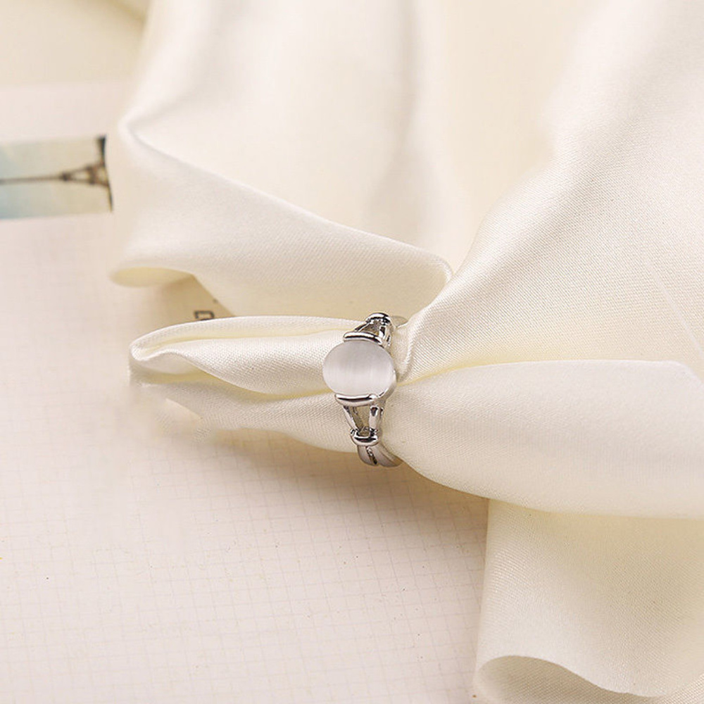 Twilight Bella's Classical Band Moonstone Ring - Picture 6 of 6